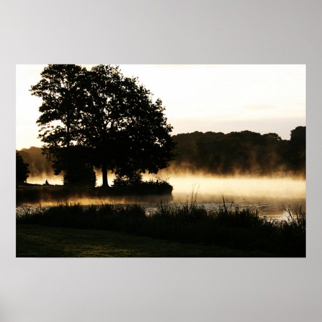 Morning Lake Scene wapcn Poster (Vorne)