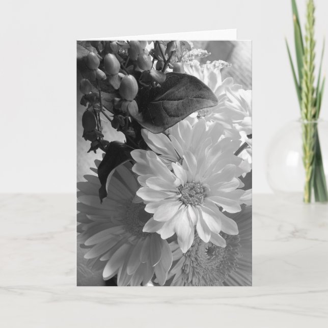 'Morning Light Bouquet' Leere Karte (Vorderseite)