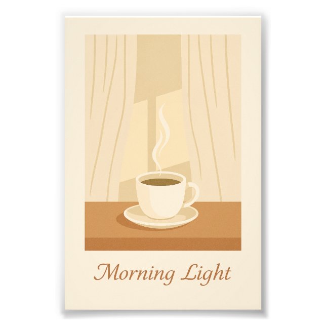 Morning Light Coffee Poster (Vorne)