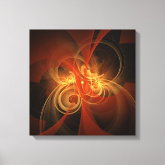 Morning Magic Abstrakt Art Quad Canvas Print Leinwanddruck