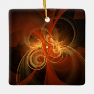 Morning Magic Abstrakt Art Square Keramikornament