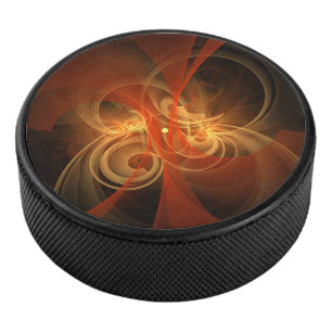 Morning Magic Moderne Abstrakte Licht-Energie-Kuns Eishockey Puck