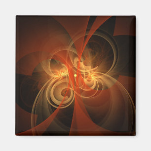 Morning Magic Moderne Abstrakte Licht-Energie-Kuns Magnet