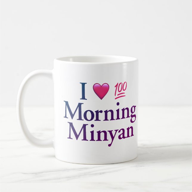 Morning Minyan Tasse (Links)
