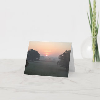 Morning Mist Feiertagskarte