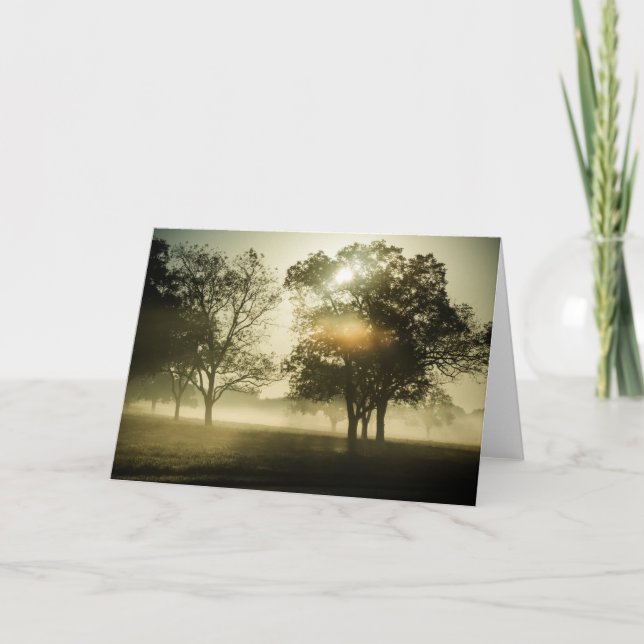 Morning Mist Karte (Vorderseite)