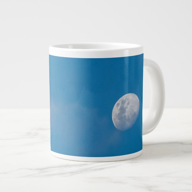 Morning Moon | Sambia, Afrika Jumbo-Tasse (Vorderseite Rechts)