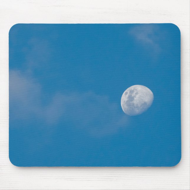 Morning Moon | Sambia, Afrika Mousepad (Vorne)