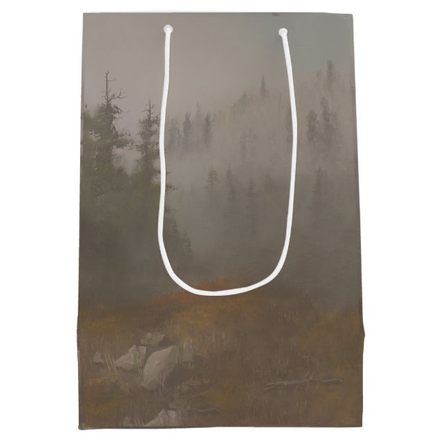 "Morning Mountain" Mittlere Geschenktüte (Rückseite)