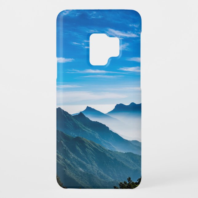 Morning Mountains Nebellandschaft Case-Mate Samsung Galaxy Hülle (Rückseite)
