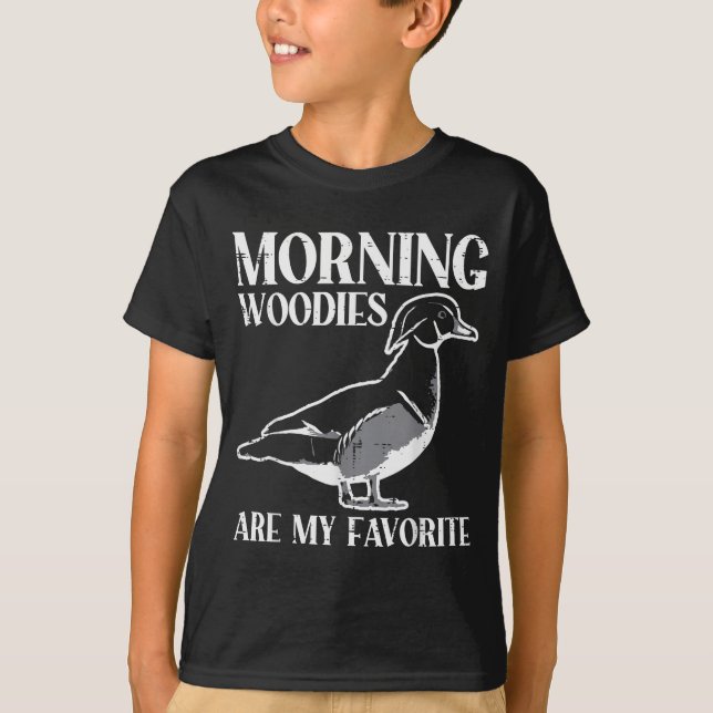 Morning My Favorite Duck Hunting Funny Hunter Men  T-Shirt (Vorderseite)