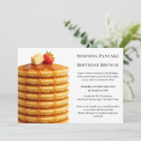 Morning Pancake Birthday Brunch | Cosy Weekend