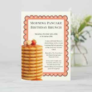 Morning Pancake Birthday Brunch Cosy Weekend Einladung