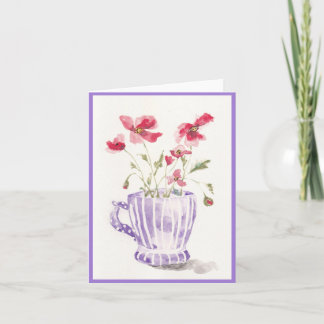 Morning Poppies Greeting Card Karte