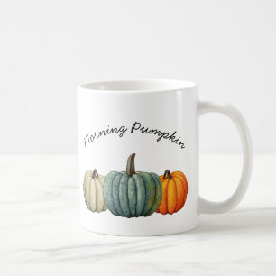 Morning Pumpkin Personalisiert Fall Kaffeetasse