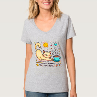 "Morning Purfection" T-Shirt