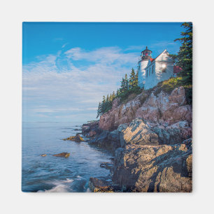 Morning Sun am Bass Harbour Lighthouse Magnet