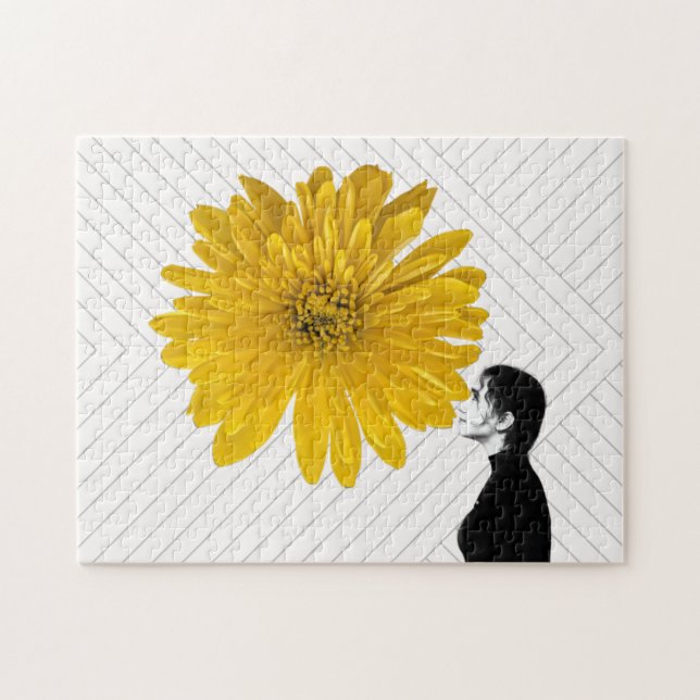 Morning Sun Awe Garden Foto Art Puzzle (Horizontal)