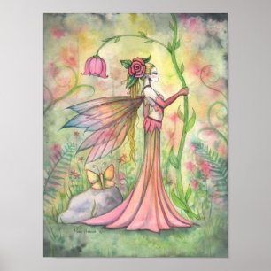 Morning Sunshine Blume Fairy Art Fantasy Poster