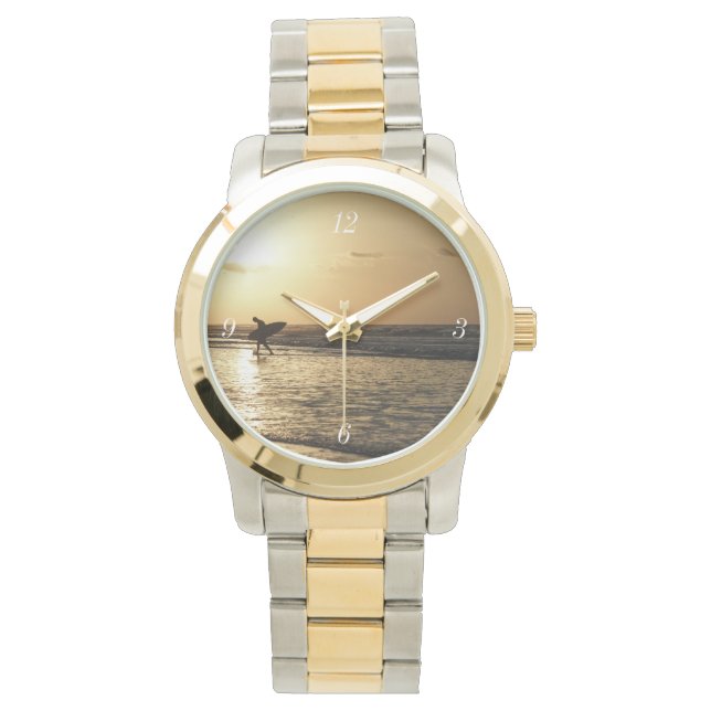 Morning Surfer Armbanduhr (Vorderseite)