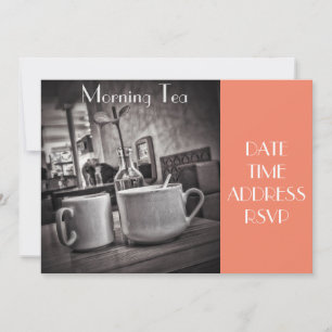 Morning Tea Café Party Einladung