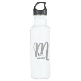 Morning Vibe Personalisiert Monogram Edelstahlflasche