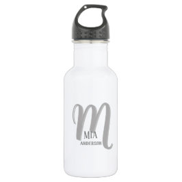 Morning Vibe Personalisiert Monogram Edelstahlflasche