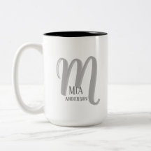 Morning Vibe Personalisiert Monogram