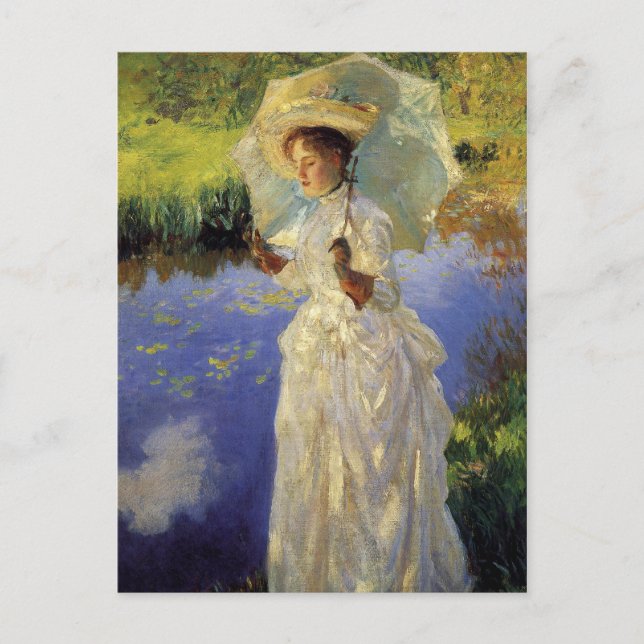 Morning Walk von John Singer Sargent Postkarte (Vorderseite)