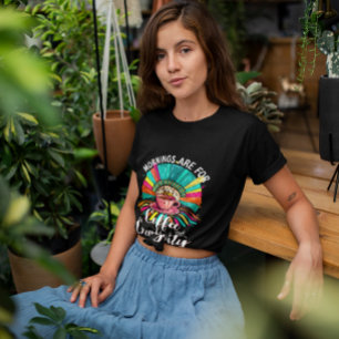 Mornings Coffee Creativity Lebendige Colors Coffei T-Shirt