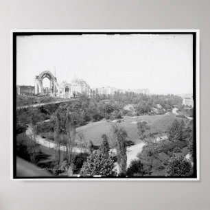 Morningside Park, New York c1904, Vintage Poster