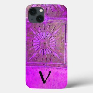 MORNSTAR , Lila, schwarz, violett Monogramm Case-Mate iPhone Hülle