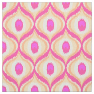 Morocan-Design in Rosa und Orange Stoff