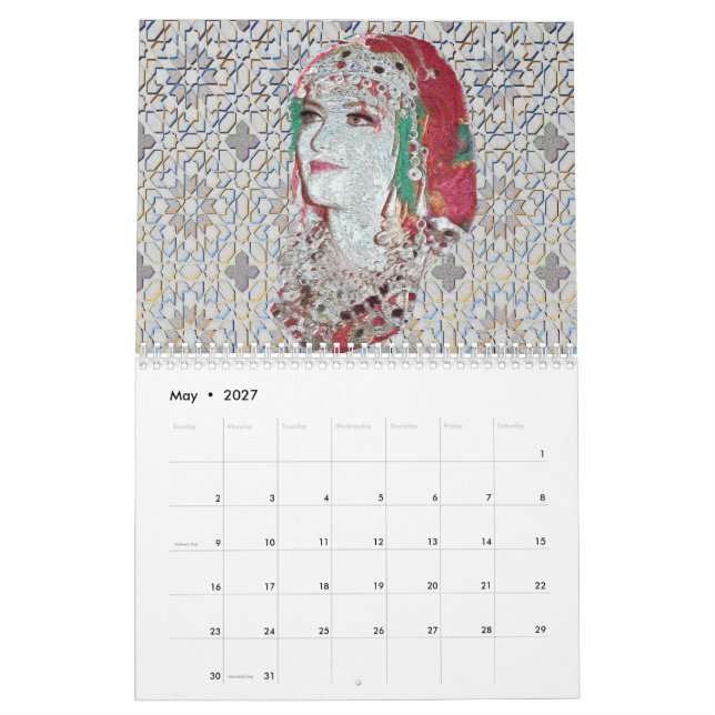Moroccan Amazigh Beauty Kalender (Mai 2027)