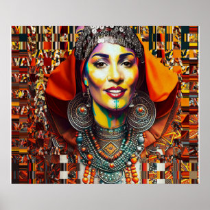 Moroccan Amazigh Beauty V3 Poster