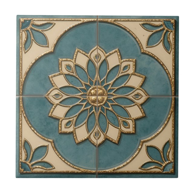 Moroccan Ceramic Tile – Decorative Home Décor  Fliese (Vorderseite)