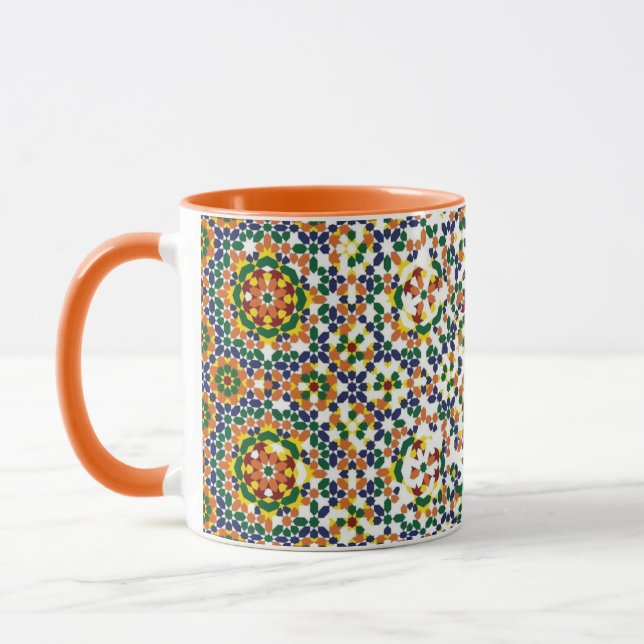 Moroccan Geometric Pattern Tasse (Links)