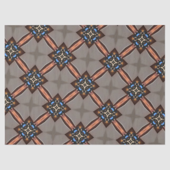 Moroccan-Kaleidoskop Seidenpapier (Vorderseite)