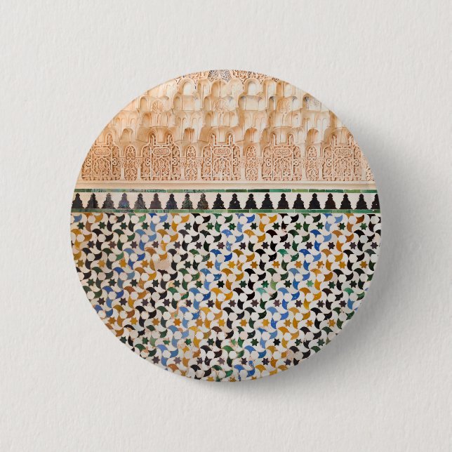 Moroccan Mosaic Button (Vorderseite)