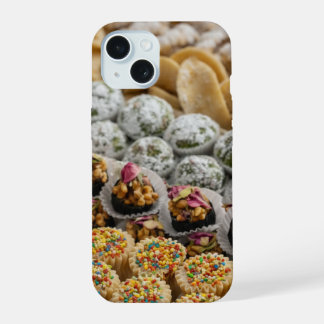 Moroccan Sweets Dessert Pattern iPhone Case  15 Hülle