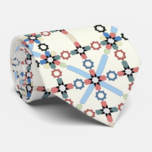 Moroccan Zelije!Moroccan Zellige Krawatte (Gerollt)