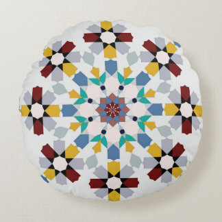 Moroccan Zelije!Moroccan Zellige Rundes Kissen