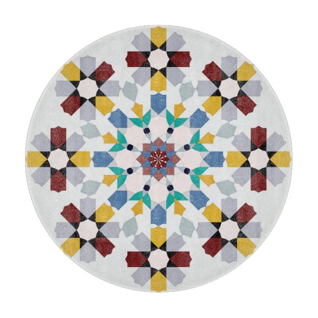 Moroccan Zelije!Moroccan Zellige Schneidebrett (Vorderseite)