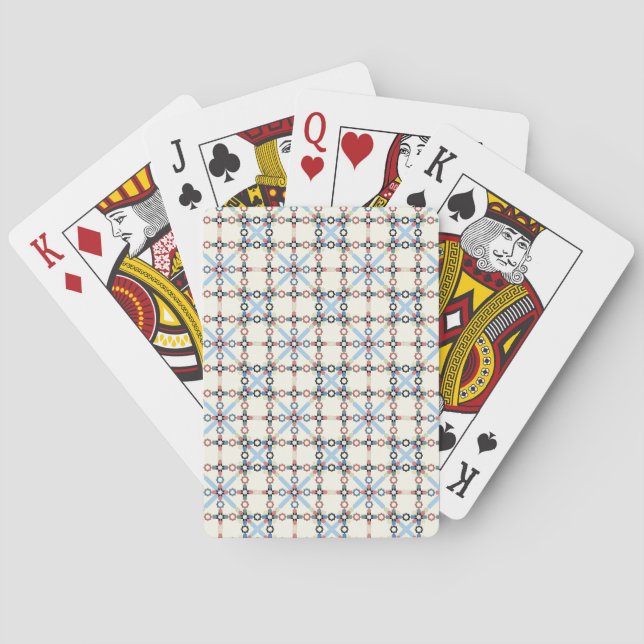 Moroccan Zelije!Moroccan Zellige Spielkarten (Rückseite)