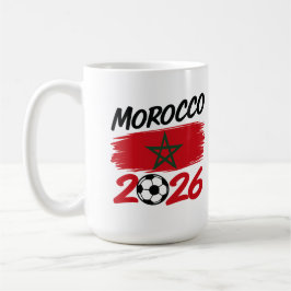 Morocco 2026 Soccer Fan Football Supporter Pride Kaffeetasse