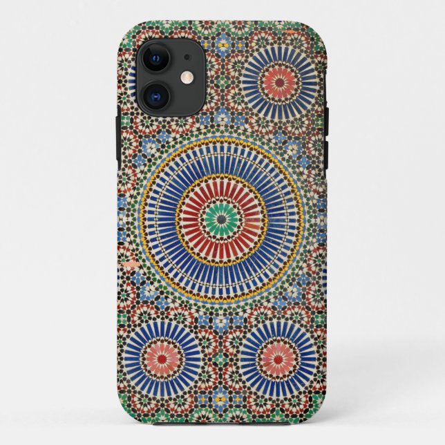 Morocco arab mosaic islac religiöses Muster Case-Mate iPhone Hülle (Rückseite)