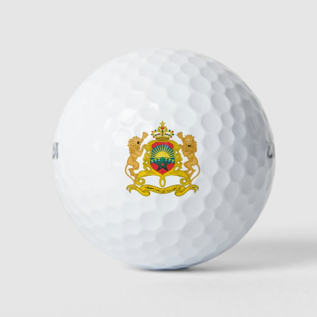 Morocco-Emblem Golfball (Vorderseite)