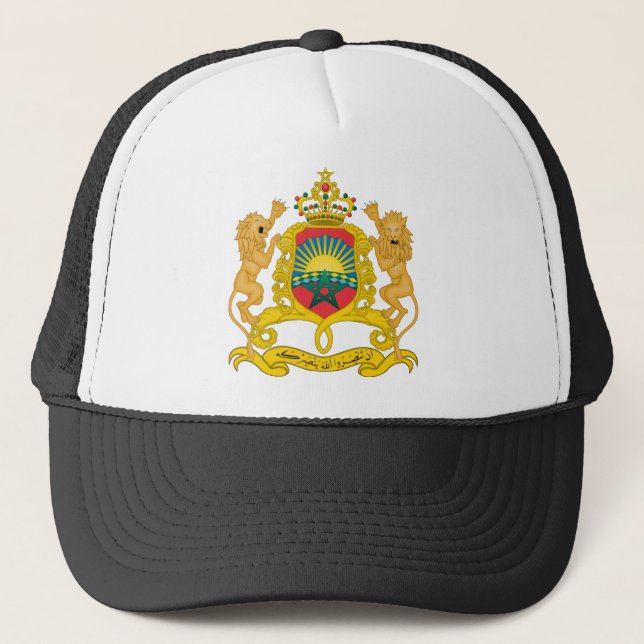 Morocco-Emblem Truckerkappe (Vorderseite)