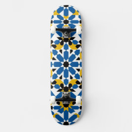 Morocco Flag Star Red Custom Graphic Professional Skateboard