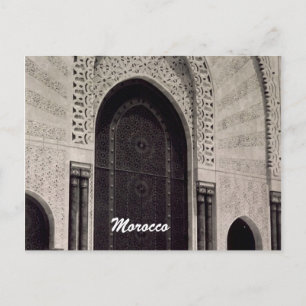 Morocco-Moschee Postkarte